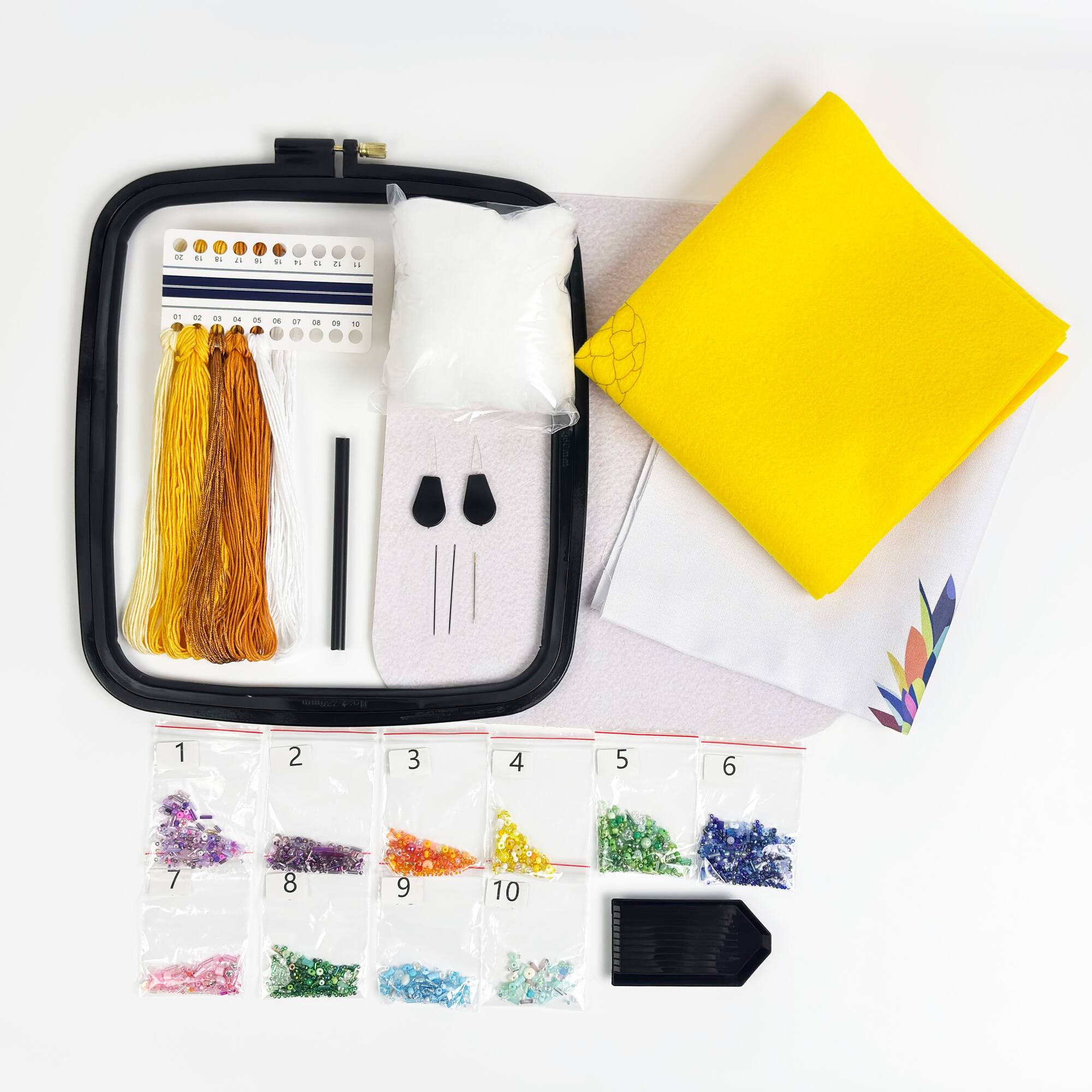 Jonathan Adler x Michaels Pineapple Bead & Embroidery Kit